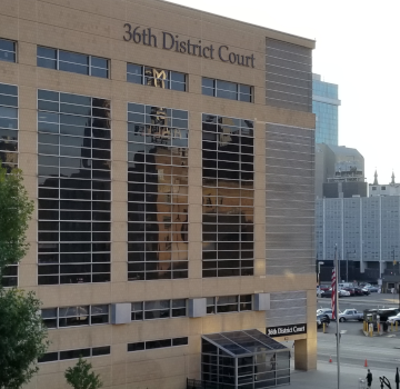 36th District Court building in Detroit Michigan
