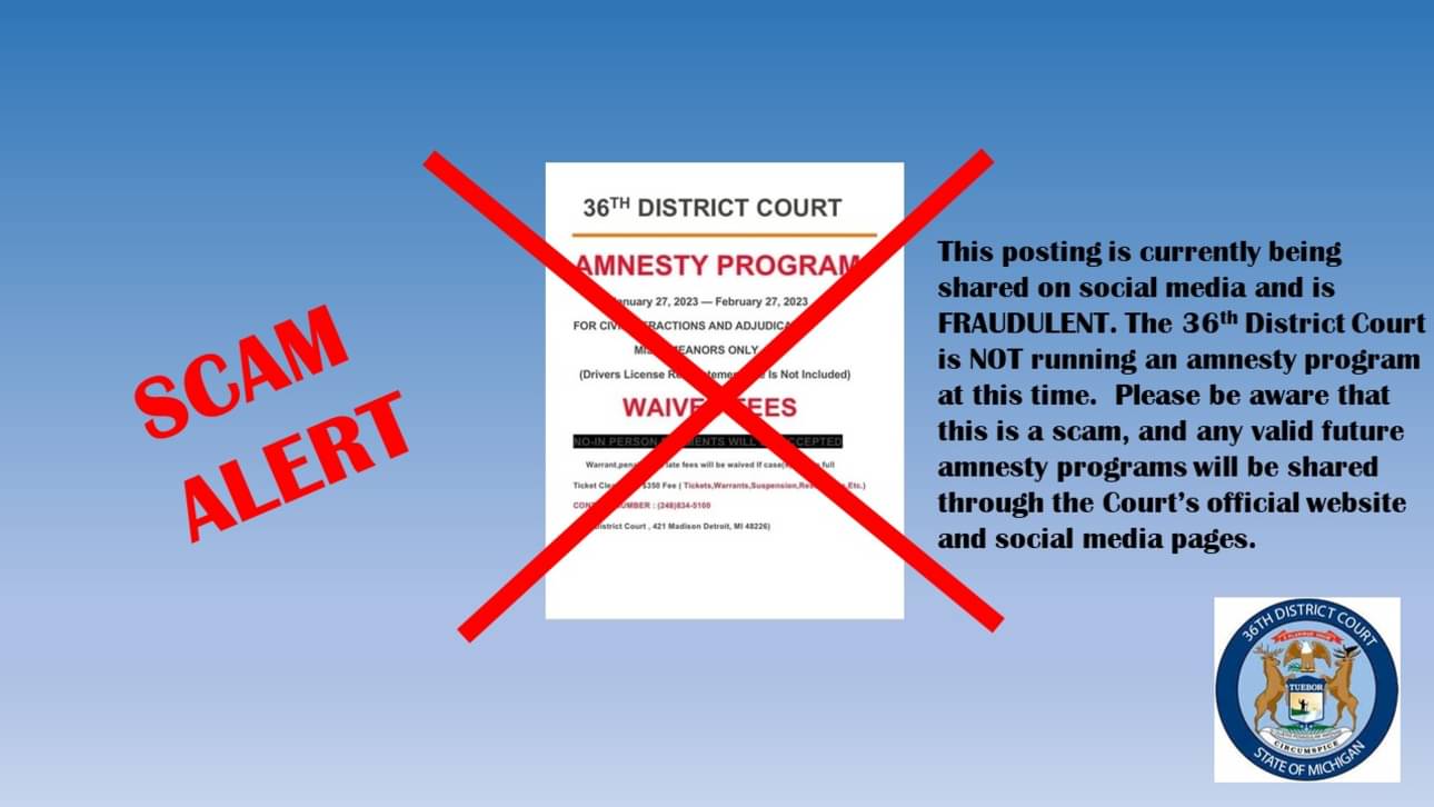 SCAM ALERT AMNESTY FRAUD SCAM ALERT AMNESTY FRAUD